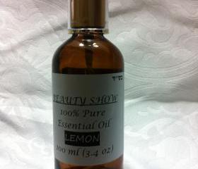 100% Pure Therapeutic Grade Essential Lemon Oil 100ml/3.4oz 