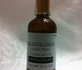 100% Pure Therapeutic Grade Essential Lemongrass Oil 100ml/3.4oz 
